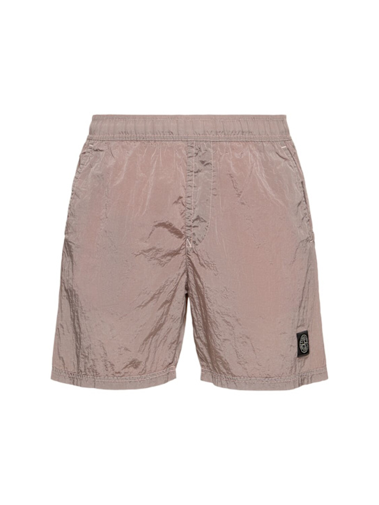LuisaViaRoma Stone IslandLogo Patch Shorts