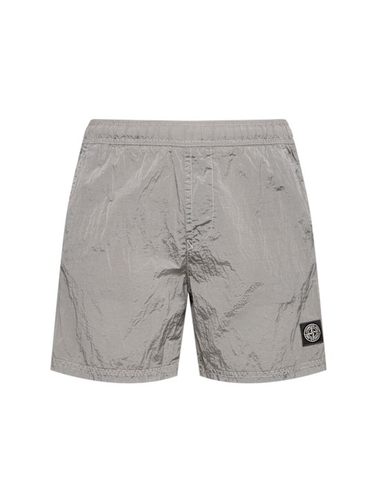 LuisaViaRoma Stone IslandLogo Patch Shorts