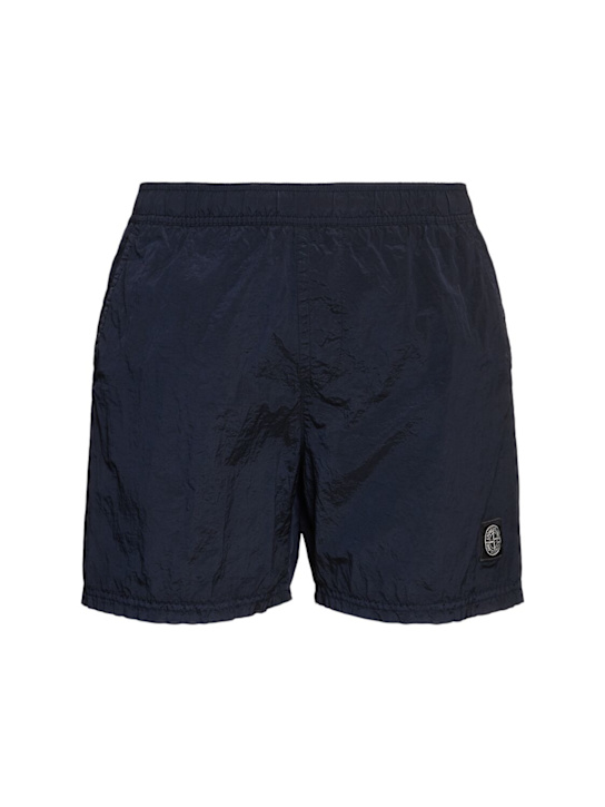 LuisaViaRoma Stone IslandLogo Patch Shorts