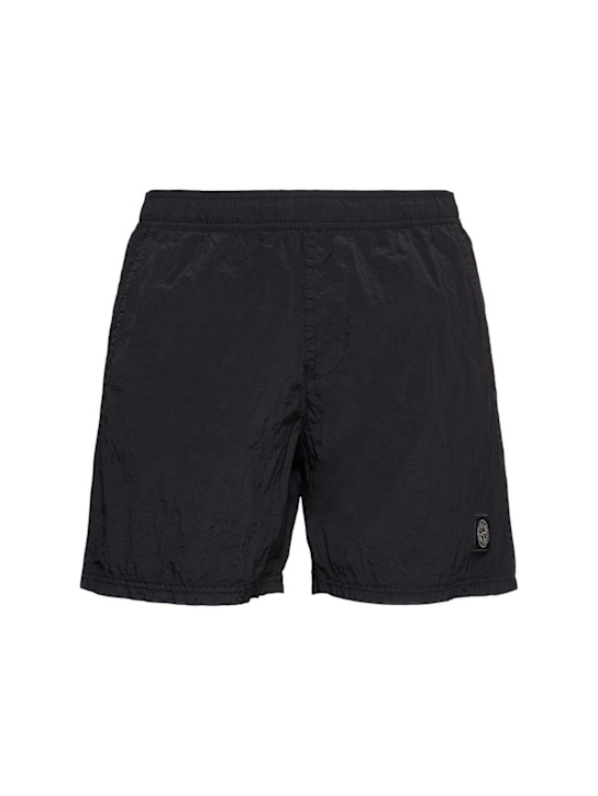 LuisaViaRoma Stone IslandLogo Patch Shorts
