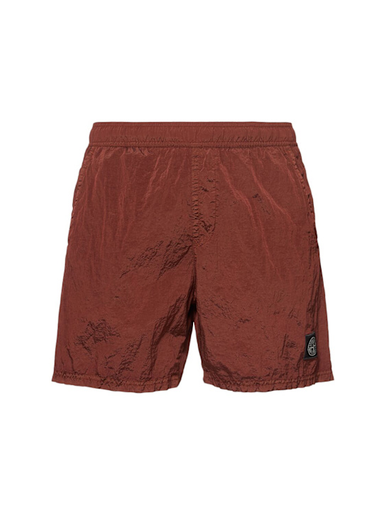 LuisaViaRoma Stone IslandLogo Patch Shorts