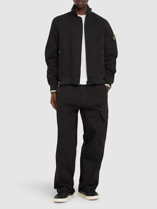 LuisaViaRoma Stone IslandRASO GOMMATO 3L Bomber