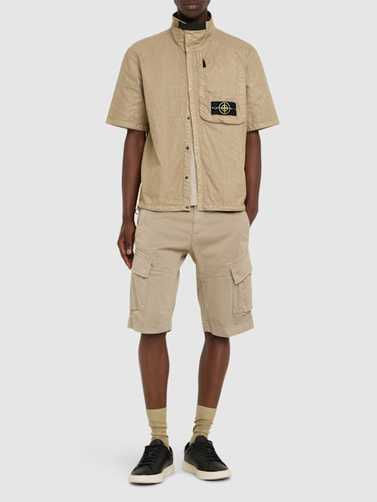 LuisaViaRoma Stone IslandShort Sleeve Logo Shirt
