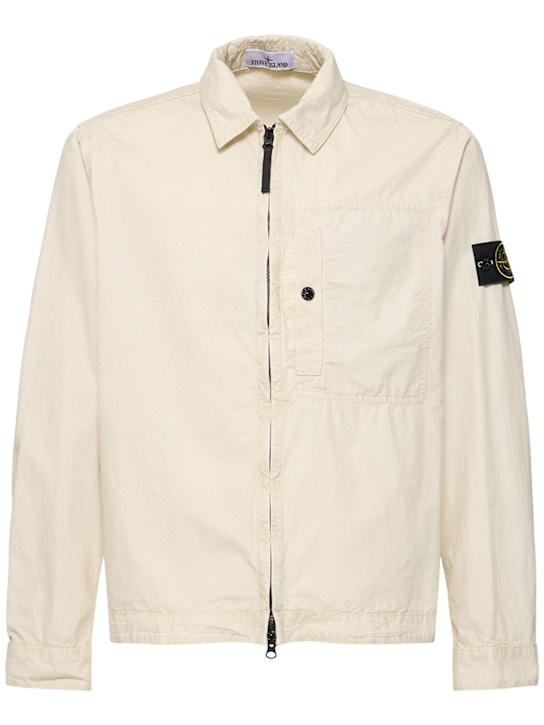 LuisaViaRoma Stone IslandZipped cotton overshirt
