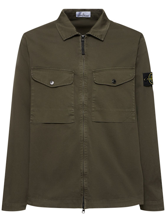 LuisaViaRoma Stone IslandZipped overshirt