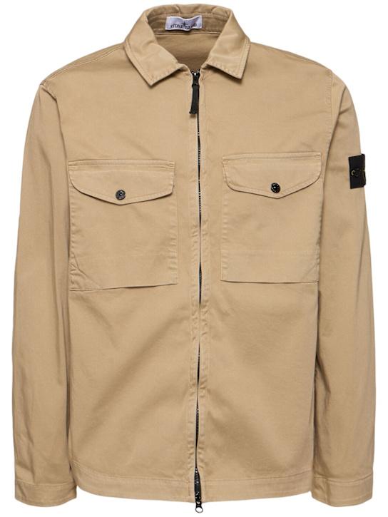 LuisaViaRoma Stone IslandZipped overshirt