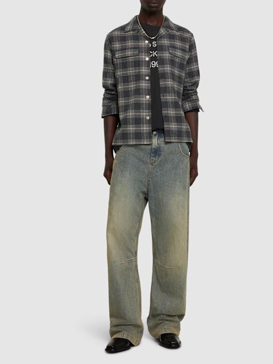 LuisaViaRoma SUNFLOWERCamicia In Cotone Tartan