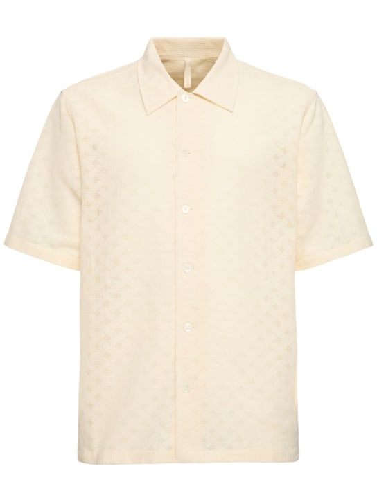 LuisaViaRoma SUNFLOWERCamicia maniche corte Spacey