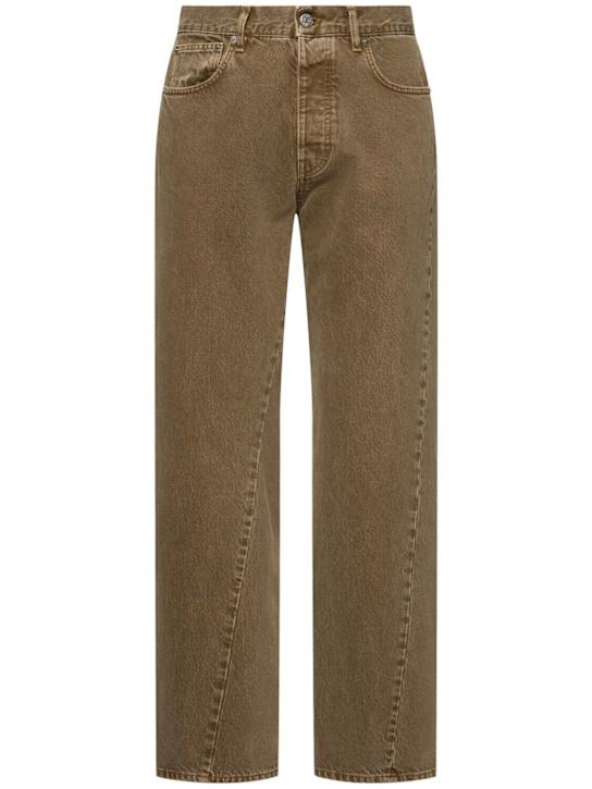 LuisaViaRoma SUNFLOWERJeans a gamba larga