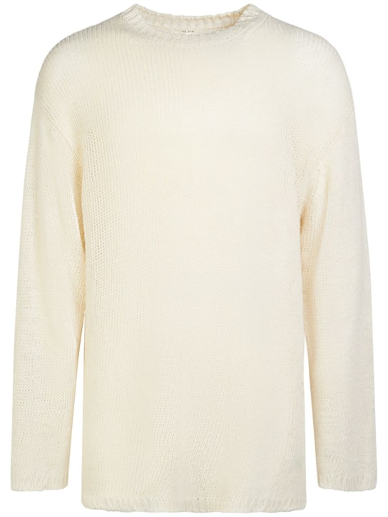 LuisaViaRoma The RowMaglia girocollo Hank in lino