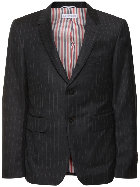 LuisaViaRoma Thom BrowneBlazer gessato in lana