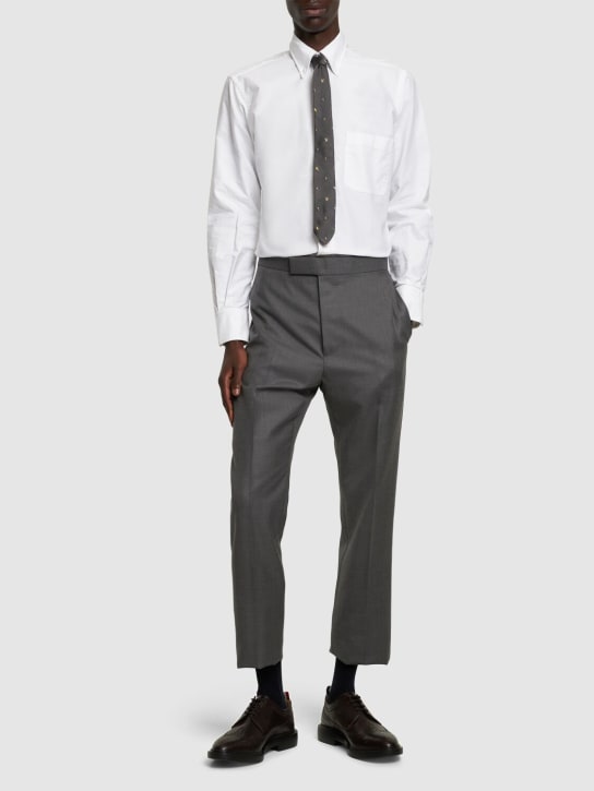 LuisaViaRoma Thom BrowneCamicia In Cotone Oxford