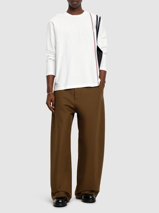 LuisaViaRoma Thom BrowneCamicia Oversize In Cotone