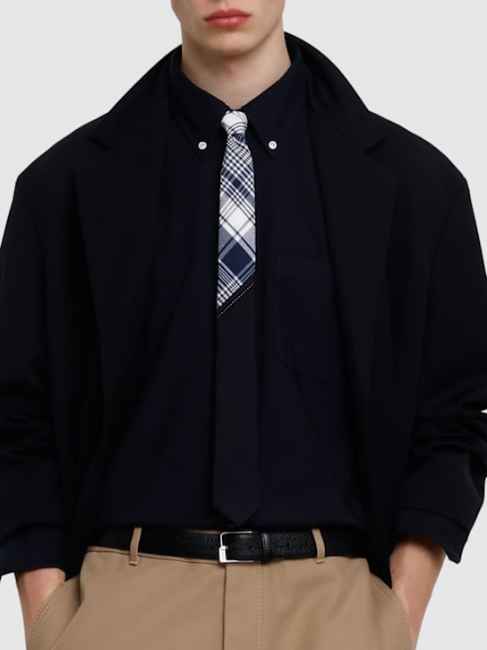 LuisaViaRoma Thom BrowneCravatta Check