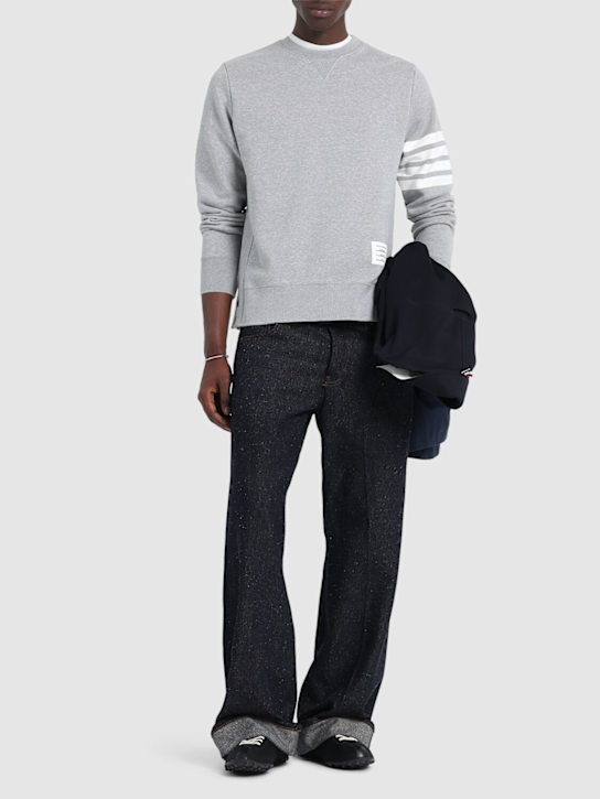 LuisaViaRoma Thom BrowneFelpa In Jersey Di Cotone