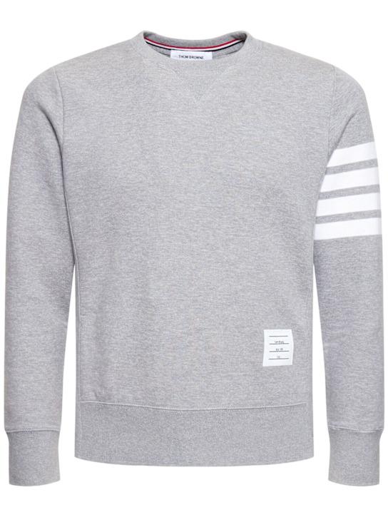 LuisaViaRoma Thom BrowneFelpa in jersey di cotone