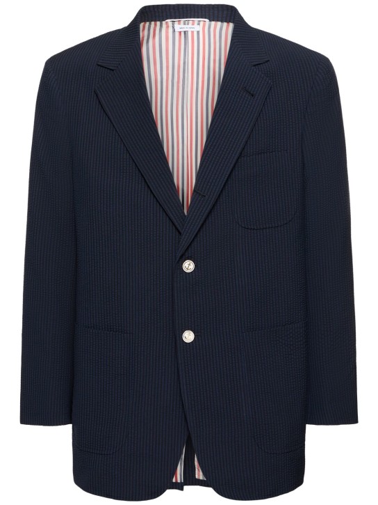 LuisaViaRoma Thom BrowneGiacca monopetto in lana