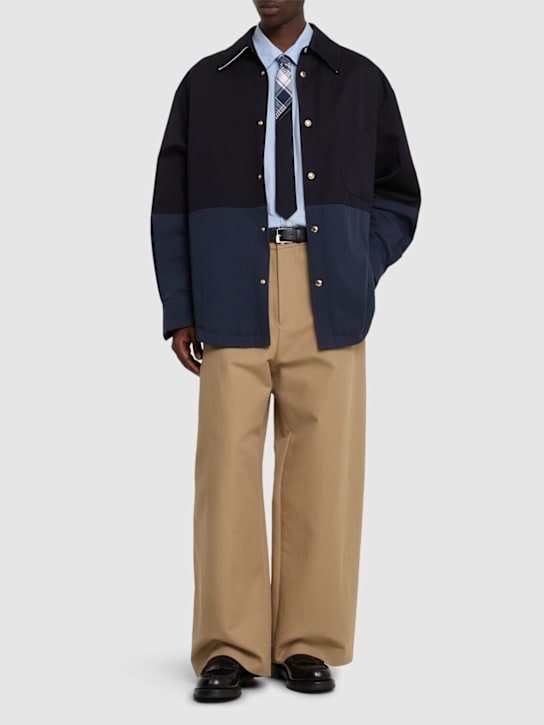 LuisaViaRoma Thom BrowneGiacca Oversize In Cotone