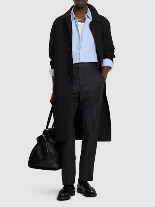 LuisaViaRoma Thom BrownePantaloni In Lana Gessata