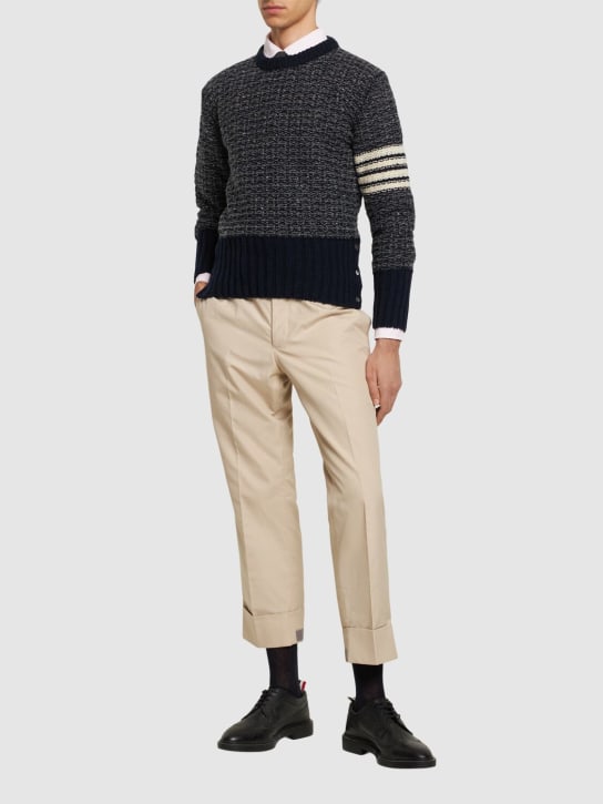 LuisaViaRoma Thom BrownePantaloni In Misto Cotone