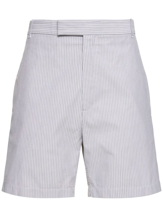 LuisaViaRoma Thom BrowneShorts dritti in cotone