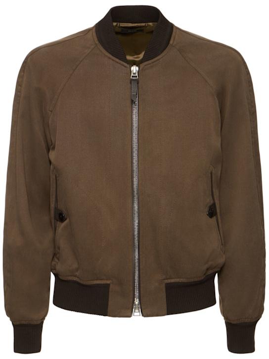 LuisaViaRoma Tom FordBomber in gabardina