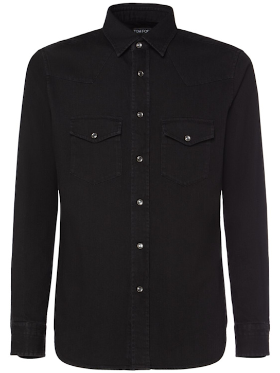 LuisaViaRoma Tom FordCamicia in denim washed