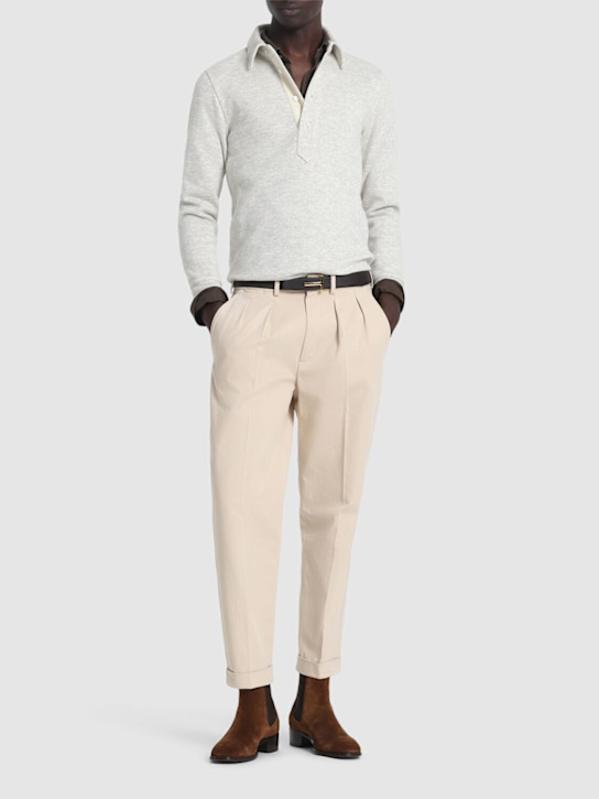 LuisaViaRoma Tom FordPolo Rugby In Misto Cotone