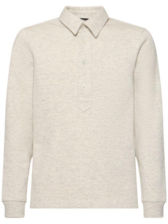LuisaViaRoma Tom FordPolo rugby in misto cotone