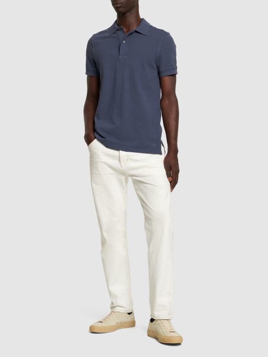 LuisaViaRoma Tom FordPolo Tennis In Piqué