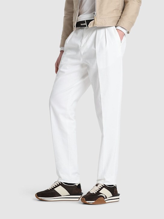 LuisaViaRoma Tom FordSneakers In Camoscio E Techno