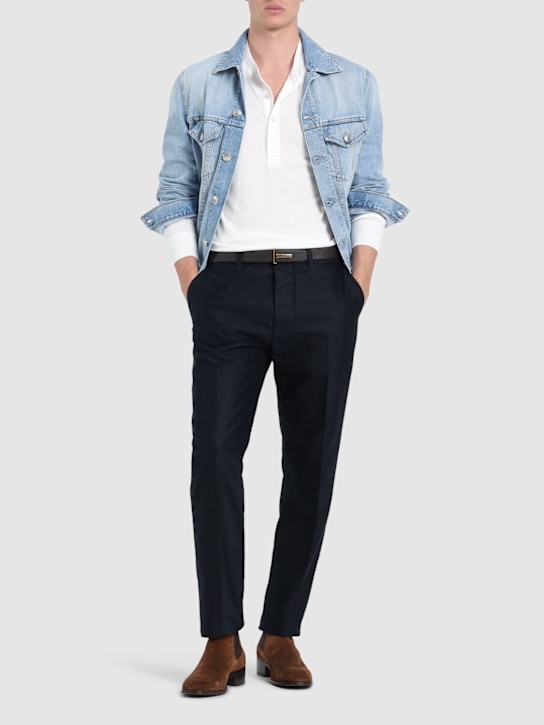 LuisaViaRoma Tom FordT-shirt Henley In Lyocell