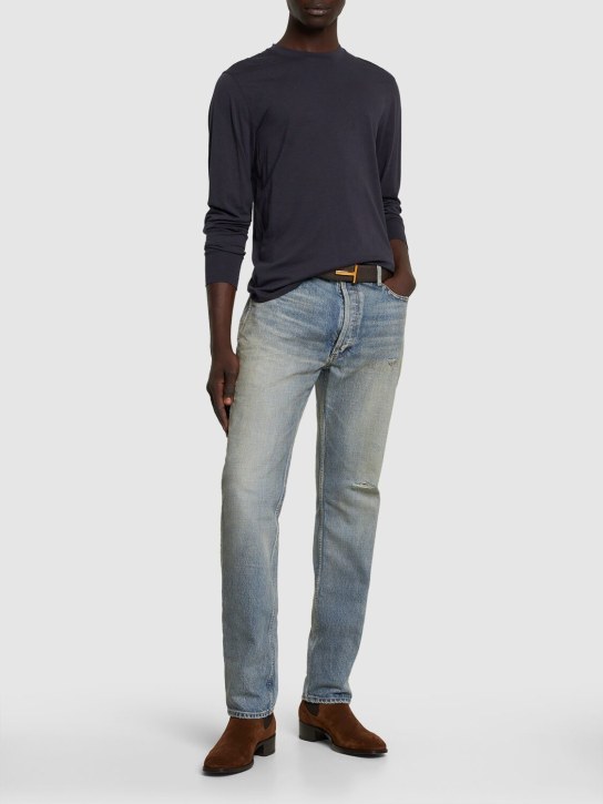 LuisaViaRoma Tom FordT-shirt In Lyocell E Cotone