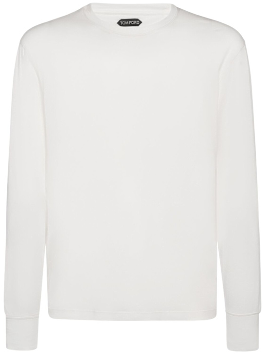 LuisaViaRoma Tom FordT-shirt in lyocell e cotone