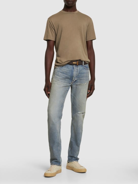 LuisaViaRoma Tom FordT-shirt In Misto Cotone