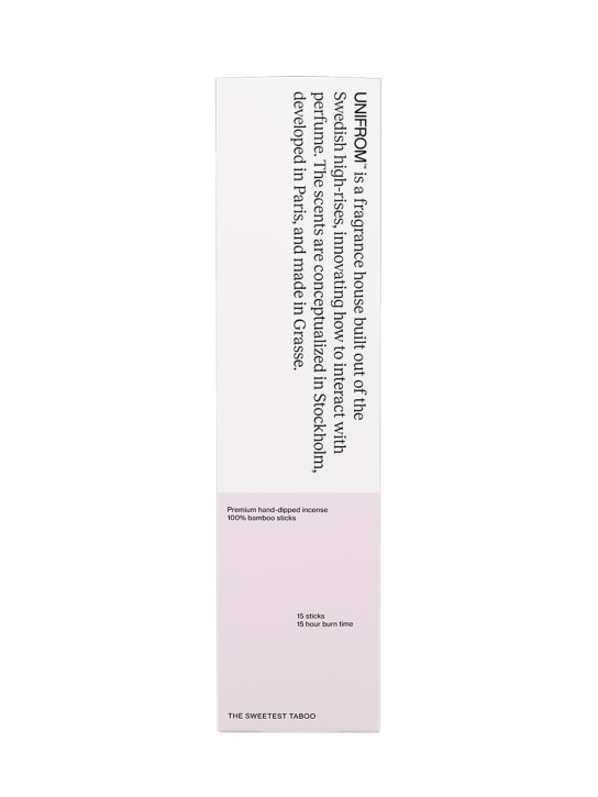 LuisaViaRoma UnifromThe Sweetest Taboo incense
