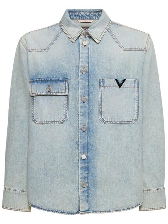 LuisaViaRoma ValentinoCamicia in denim di cotone