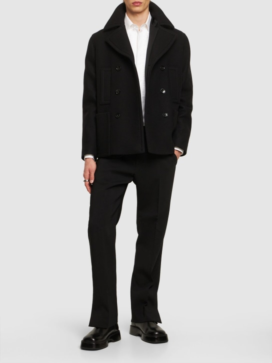 LuisaViaRoma ValentinoPeacoat In Lana Doppiata