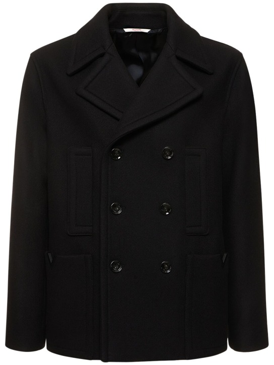 LuisaViaRoma ValentinoPeacoat in lana doppiata