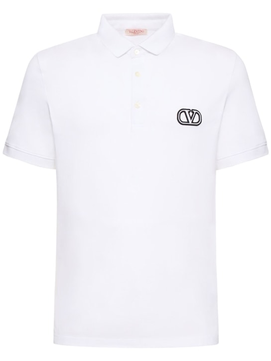 LuisaViaRoma ValentinoPolo in cotone con logo