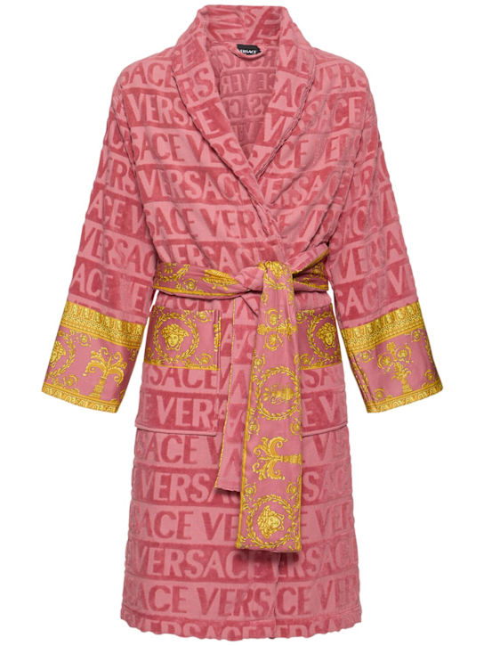 LuisaViaRoma VersaceAccappatoio I Heart Baroque