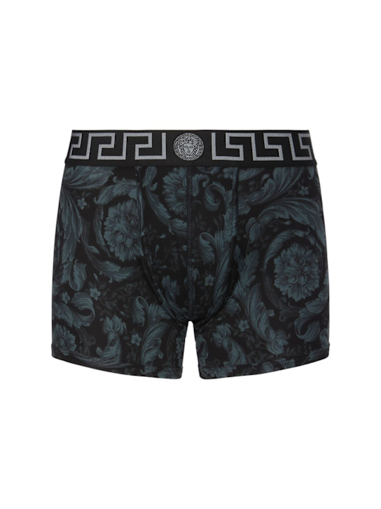 LuisaViaRoma VersaceBoxer in cotone stampa barocca
