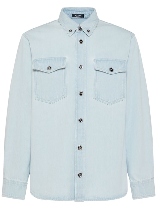 LuisaViaRoma VersaceCamicia in denim di cotone