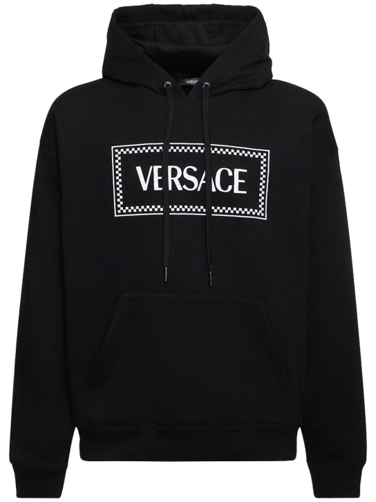LuisaViaRoma VersaceFelpa in cotone con cappuccio
