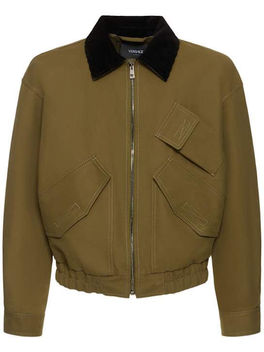 LuisaViaRoma VersaceGiacca in cotone con zip
