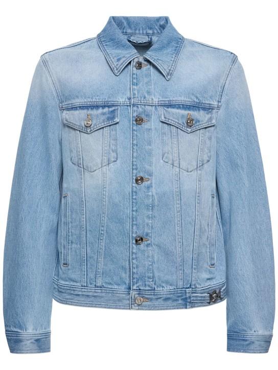 LuisaViaRoma VersaceGiacca in denim stonewashed