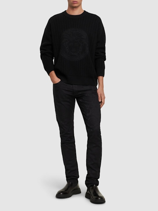 LuisaViaRoma VersaceJeans In Denim Jacquard