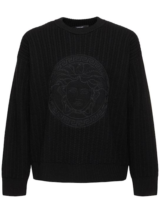 LuisaViaRoma VersaceMaglia Medusa in lana