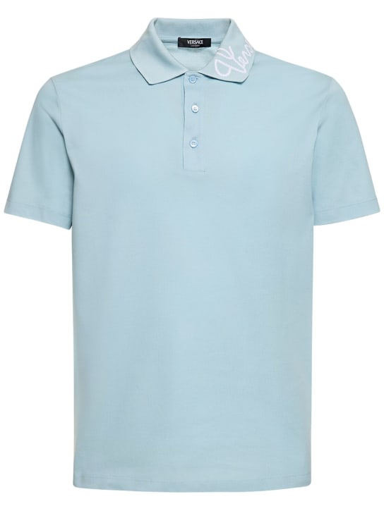 LuisaViaRoma VersacePolo in cotone piqué