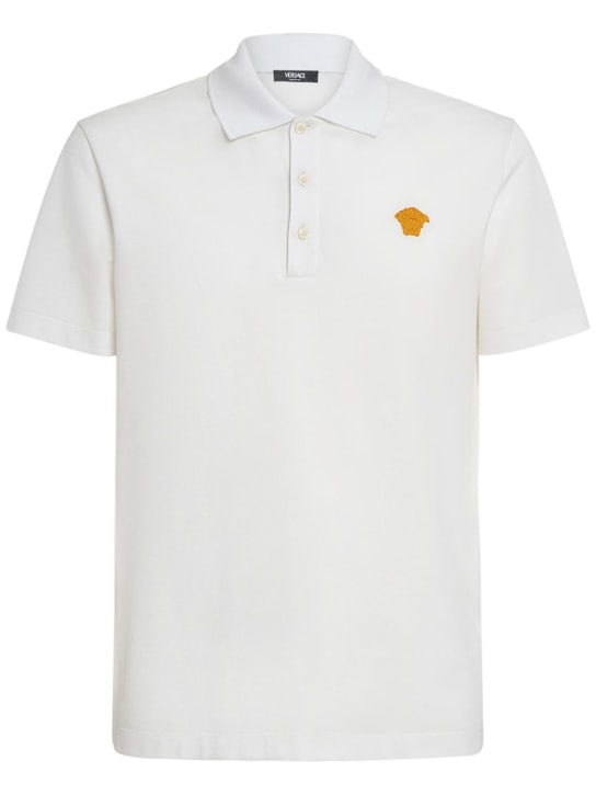 LuisaViaRoma VersacePolo Medusa in cotone piqué